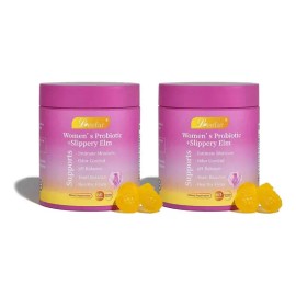2pcs Her Juicy Gomitas Probioticas Sabor Piña 60 Piezas Piña
