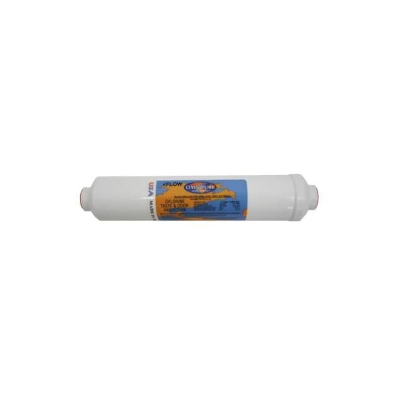 Omnipure (K5505-JJ) 10"x2.5" Inline K-Series 5 Micron Sediment 1/4" FQC