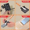 Honing Guide System Woodworking Plane Chisel Sharpening Kit Aluminum Alloy