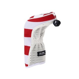 [Parly Gates] Headcover [Border Series] (For Fairway/Count: 3, 5, 7, X) / Golf FW / 053-5184501 101_Red FR