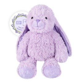 SuzziPals Heatable & Coolable Purple Bunny Stuffed Animal Heating Pad for Soothing & Relaxation, Lavender Purple Bunny Plush for Discomfort, Rabbit Stuffed Animals for Kids, Easter Bunny Plushies Gift