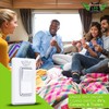 Leisure LED Modern Single SPST On-Off Switch with Bezel, 12-Volt,