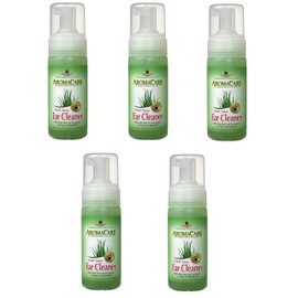 PUREPET Dog and Puppy Health Grooming Fresh Foaming Gentle Ear Care Cleaner Aloe Vera Coconut (5 Bottles)