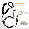 Chew Resistant Dog Leash with Hooks, 60 Inch Waterproof Metal