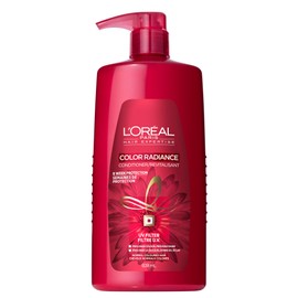 L'Oreal Paris Color Radiance, Conditioner For Colour Treated Hair, With UV Filters to Protect Hair Fibre, 828 mL