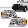 CHEDA Front Headlights Assembly Headlamp, Compatible with 2004-2008 Ford F150/2006-2008