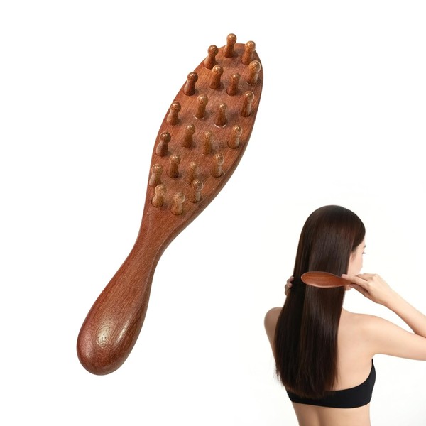 Wooden Loc Comb & Comfortable Massage Comb for Dreads –