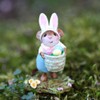 Wee Forest Folk M-719b Hoppy Easter Boy - Blue (New