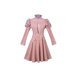 CosFantasy Cosplay Costume Dress Womens Pink Jacket Skirt Suit Shirt 3 Piece Size XL