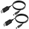 2 Pack USB to 9V Adapter - DC 5V to