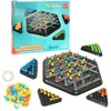 Game with Rubber Bands Triangle, Children Adults Triangle Chess Game,