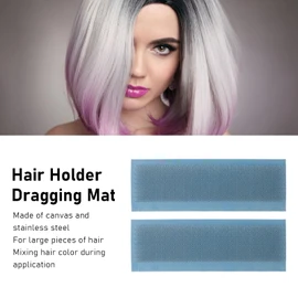 Hair Holder Drawing Mat, 2pcs Bulk Hair Extensions Drawing Card Wig Making Hair Styling Tool With Stainless Steel Pins, 27cmX9cm