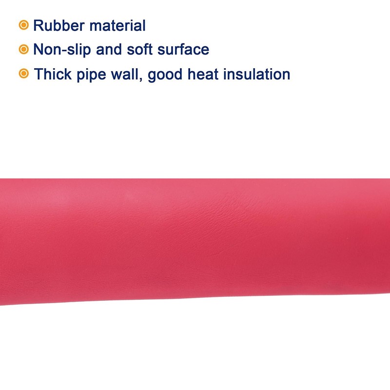 sourcing map Pipe Insulation Foam Tube Lagging Insulation Pipe 40mm