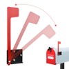 Mailbox Flag Replacement Kit, Galvanized Steel Mailbox Flag Hardware Kit