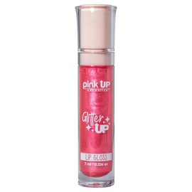PINK UP  Glitter Up  Gloss  Labial  Brillo hidratante  Efecto Húmedo  Con glitter para labios  Glitters de larga duración  Acabado tornasol y...      