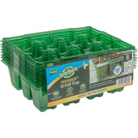 Gro-Sure 70200217 Visiroot 12 Cell 8pk Propagation kit, Green