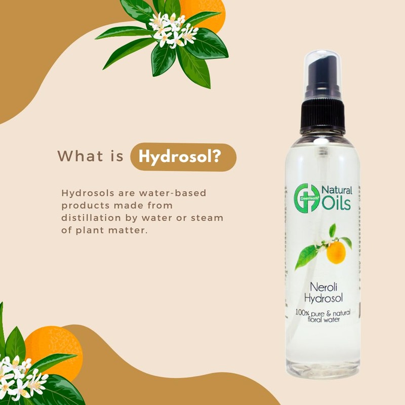 Neroli Hydrosol (Floral Water) - 32 fl oz Plastic Jug