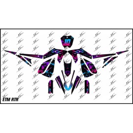 Unbranded ETM RTR graphics kit decals  THICK AND HIGH GLOSS .....