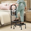 2 Step Stool with Handle for Elderly Heavy Duty Bed