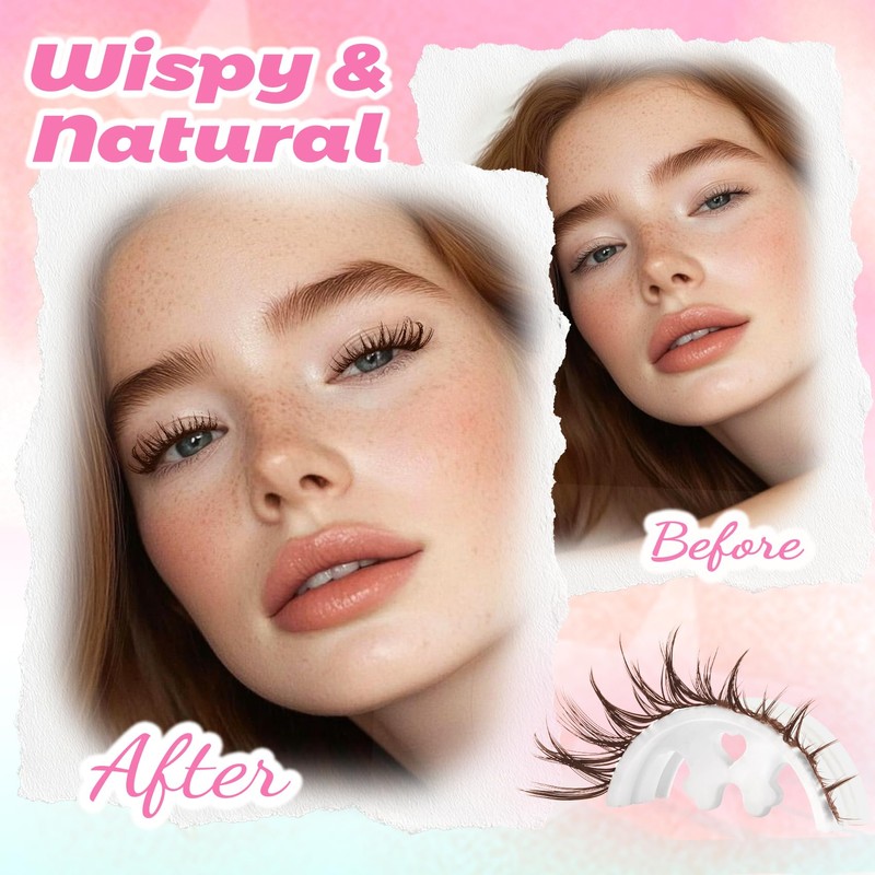 Bunny Lash Clusters Brown Manga Lash Clusters Spiky Doll Individual
