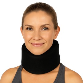 Vive Neck Brace for Neck Pain and Support for Women, Men - Cervical Collar - Soft Neck Brace for Pinched Nerve - Vertebrae Whiplash Wrap for Posture, Sleeping - Spinal Support and Spine Pressure