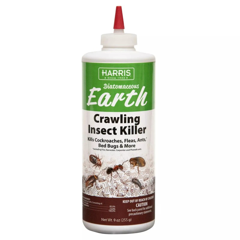 Harris Diatomaceous Earth Crawling Insect Killer, 9oz