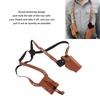 Shoulder Shooting Tool Bag PU Leather with Adjustable Shoulder Strap