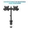 EGTMA Soporte Para Monitor De Mesa Tv Doble Para Montaje