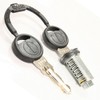 Vecam Replacement Barrel Lock & Keys Motorhome Caravan Horsebox