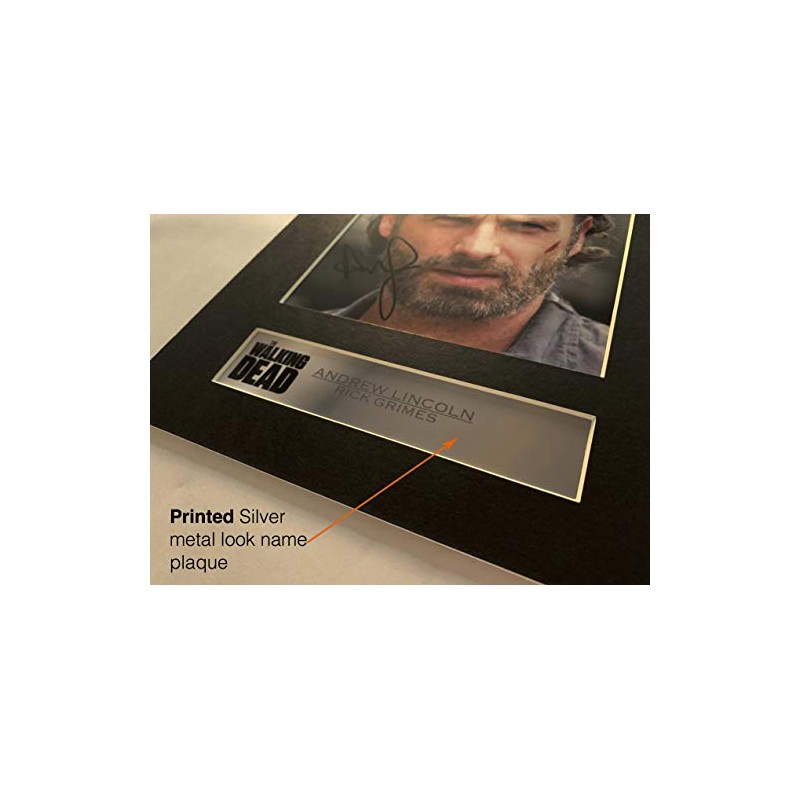Norman Reedus Daryl Dixon Signed Mounted Photo Display The Walking