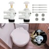 UOIENRT 2Pcs 385314349 RV Water Valve Assembly Camper Trailer Toilet