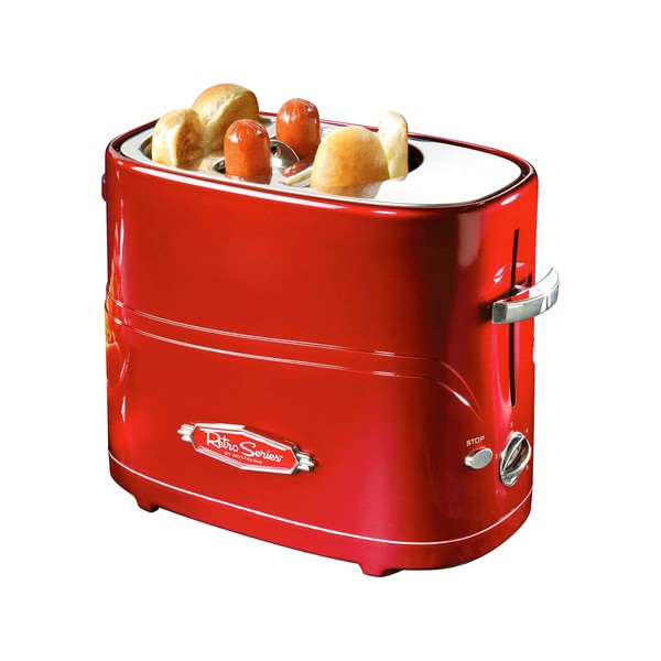 Nostalgia 2 Slot Hot Dog and Bun Toaster with Mini