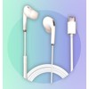 HamiltonBuhl USB-C Ear Buds with in-Line Microphone and Play/Pause Control