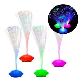 A-674 12 Centros De Mesa Fibra Optica Adorno Arreglos Decoracion