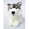 Plush Toy Dog Husky – Lying Down – 30 cm