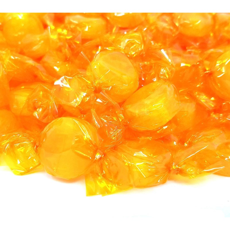 CrazyOutlet Butterscotch Disks Hard Candy, Individually Wrapped Retro Candy Bulk,