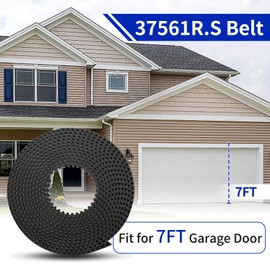 Upgrade Replacement Genie Silentmax 1000 Belt, 37561R.S Belt, Odyssey 1000, Silentmax 1200, Intellig 1000, Intellig 1200, Fit 7 ft Garage Door, More Durable Belt and Bullet Assembly