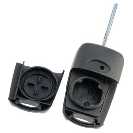 fits 2012-2014 Kia Rio / 2010-2013 Kia Soul Flip Key Fob Remote Case Shell (NYOSEKSAM11ATX)