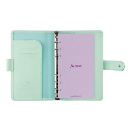 Filofax Personal Compact Saffiano Organiser - Neo Mint