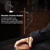 Wooden Incense Holders Upside Down Incense Burner ash Catcher Incense