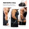 2Pcs D Ring Weight Lifting Straps,Heavy Duty Gym Wrist Straps