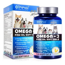 Suplemento Para Perro Y Gato Omega 3-6 Epa Y Dha Oil Salmón