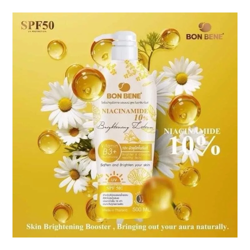 BON BENE 10% Niacinamide Brightening Lotion, 500ml
