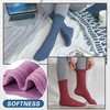 Womens Merino Wool Socks Warm Winter Thermal Hiking Cozy Crew