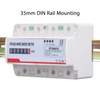 Power Consumption Meter 3 Phase 4 Wires 35mm Rail Mounting