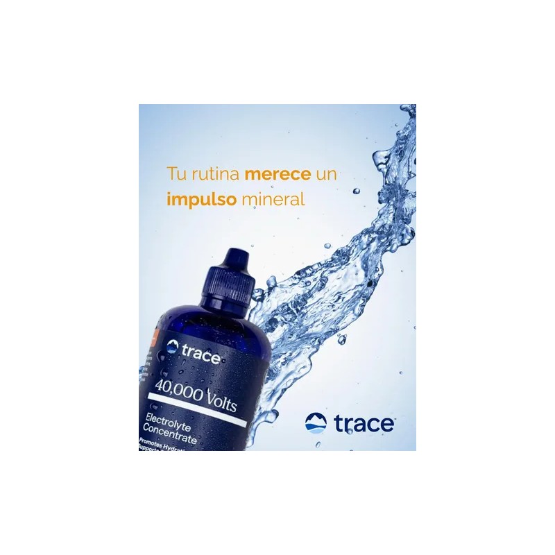 Trace Minerals 000 Volts Electrolitos Concentrados 237ml Hidratación Resistencia