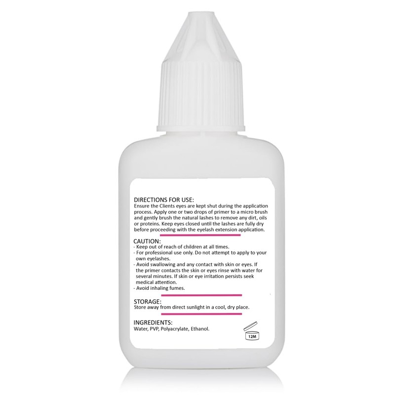 Eyelash Primer 15ml Pre-Treatment for individual Lash Extensions pre-treatment removes