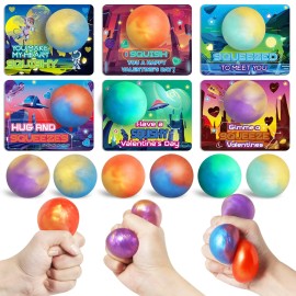 OCHIDO Greeting Cards for Kids, 24 Packs Greeting Cards with Slime Stretchy Squeeze ...