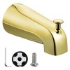 Enhon 1 Pack Slip on Tub Spout with Diverter Polished