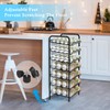 Vrisa Can Organizer for Pantry 7-tier Can Rack Organizer Metal